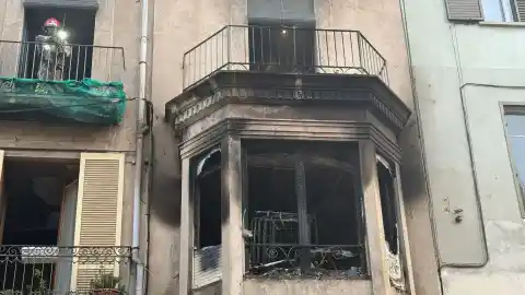 Imagen 1 de Siete heridos, tres de ellos menores, en el incendio de una vivienda en Figueres