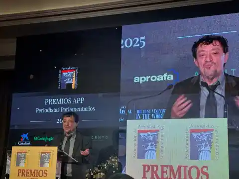 Imagen 1 de Xosé Hermida, premio Montse Oliva al mejor cronista parlamentario