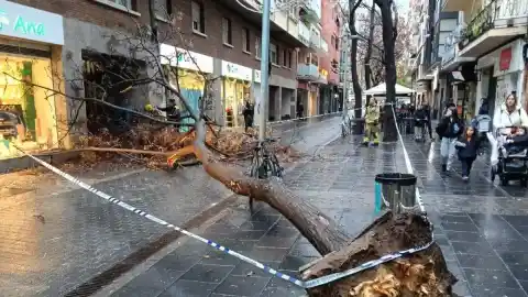 Imagen 1 de Alerta por fuertes lluvias en Badalona y de riesgo de desbordamiento en el Besòs