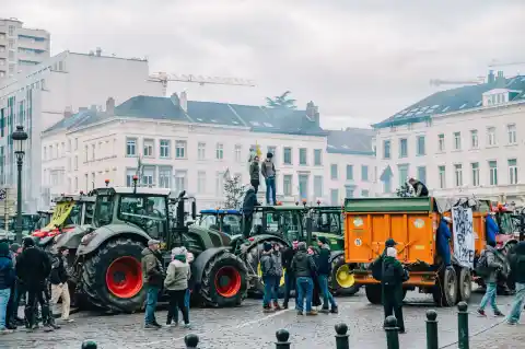 Imagen 1 de Las protestas de agricultores contra el pacto entre la UE y Mercosur, en imágenes