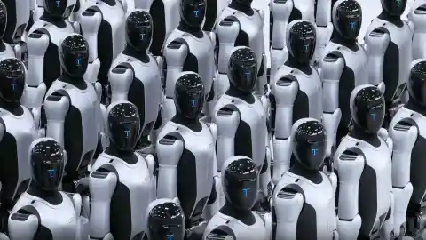 Imagen 1 de El lado oscuro (y algo torpe) de la legión de humanoides al más puro estilo 'Yo, Robot' que China desplegará en su frontera