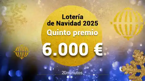 Imagen 1 de Estos son todos los quintos premios de la Lotería de Navidad 2025