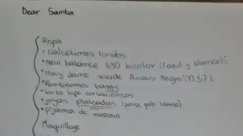 Imagen 1 de La carta viral de una niña a Papá Noel: "La lista le sirve para la próxima Navidad"