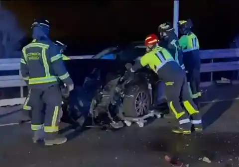 Imagen 1 de Los accidentes de tráfico en la Comunidad de Madrid crecen un 68% en Nochebuena