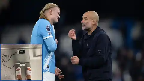 Imagen 1 de Haaland responde a Pep Guardiola: foto sobre la báscula tras la advertencia de los "tres kilos de más"