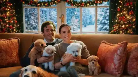 Imagen 1 de La Navidad 'perruna' de Tamara Falcó y otras felicitaciones entrañables de los famosos