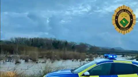 Imagen 1 de El temporal pone al límite el caudal de los ríos en Girona: riesgo alto del Tordera en Fogars de la Selva