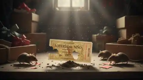 Imagen 1 de Un décimo premiado devorado por ratones: así es una de las anécdotas más increíbles de la historia de la Lotería del Niño