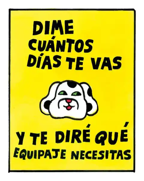 Imagen 1 de En cómic: ‘Dime cuántos días te vas de viaje y te diré qué equipaje necesitas’