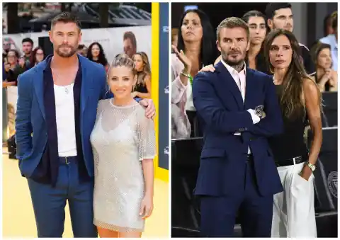 Imagen 1 de La Nochevieja de los famosos: Elsa Pataky y Chris Hemsworth en un barco o el resumen del año de David Beckham sin su hijo Brooklyn