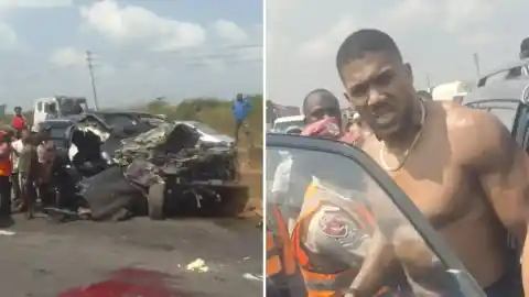 Imagen 1 de Anthony Joshua recibe el alta médica tras su terrible accidente de tráfico y la Policía ya interroga al conductor