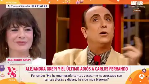Imagen 1 de Alejandra Grepi recuerda con cariño a Carlos Ferrando: "Como te quisiera, te daba todo"