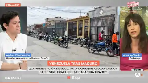 Imagen 1 de Tensión en 'Espejo Público' por la detención de Maduro: "¡Saquen sus asquerosas manos de mi bandera!"
