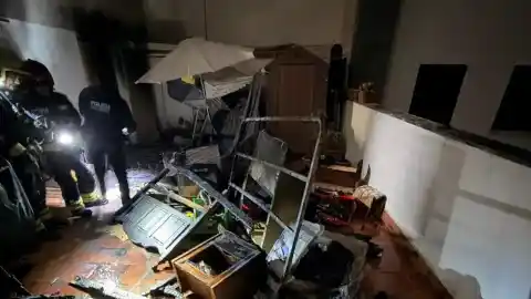 Imagen 1 de Heridas ocho personas en un incendio por una calefacción doméstica en Alcúdia