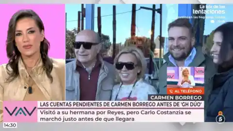 Imagen 1 de Carmen Borrego aclara cómo está su relación con Alejandra Rubio: "No hay problemas, sabíamos que no íbamos a vernos en Reyes"