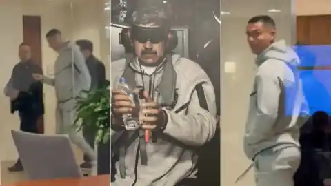 Imagen 1 de Cristiano Ronaldo, con el chándal de Maduro: un vídeo suyo incendia redes sociales