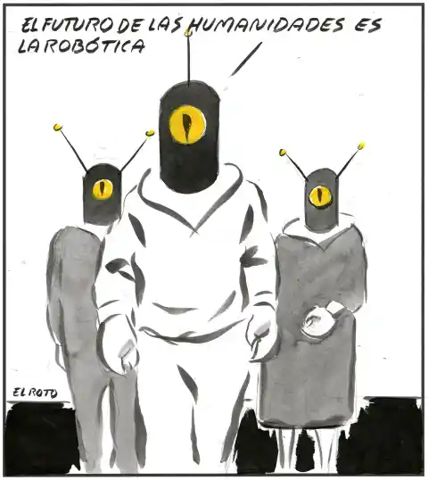 Imagen 1 de El Roto: futuro robótico