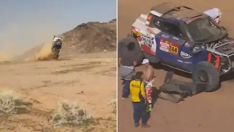 Imagen 1 de Jesús Calleja, tras su accidente en el Rally Dakar: “Ir al espacio fue bastante más suave que esto”