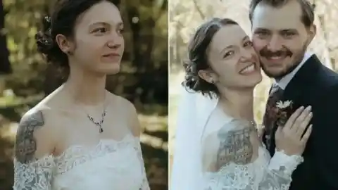 Imagen 1 de Una novia decide casarse sin usar maquillaje y arrasa en TikTok pese a las críticas: "Quería ser yo, no lo que los demás quieren que sea"