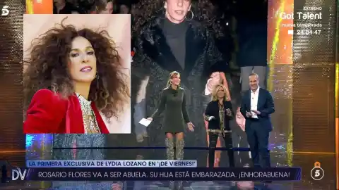 Imagen 1 de Lydia Lozano anuncia en exclusiva que Rosario Flores va a ser abuela