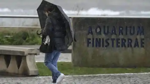 Imagen 1 de La borrasca 'Goretti' trae lluvias al tercio norte peninsular y nieve desde 800 metros