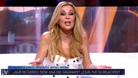 Imagen 1 de Ana Obregón revela cómo fue su relación con Epstein: "Estuve viviendo en su casa"