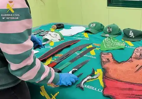 Imagen 1 de Cae una banda formada por Trinitarios, Blood y Forty-Two en Villalba por múltiples delitos