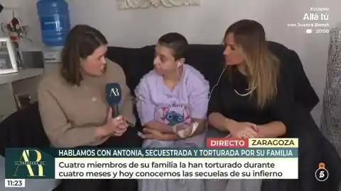 Imagen 1 de Antonia, la joven torturada y secuestrada por sus familiares: "Me raparon el pelo y me quemaron el pecho por intentar escapar"