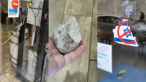 Imagen 1 de Denuncian un ataque a pedradas al bar de Pablo Iglesias en Lavapiés y la agresión a un empleado: hay un detenido