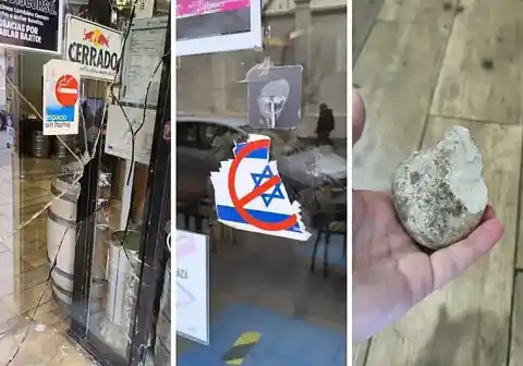 Imagen 1 de La taberna de Pablo Iglesias denuncia un «ataque nazi-sionista»