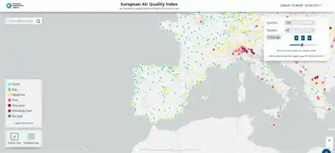 Imagen 1 de El índice europeo no se utiliza en la Comunidad Autónoma Vasca, según los parámetros de la Agencia Europea de Medio Ambiente, al menos desde 2019. El índice no se corresponde con la referencia europea o nacional.