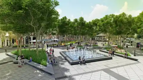 Imagen 1 de Así será la nueva plaza de Chamberí: nuevo mobiliario, reordenación del espacio y una nueva fuente
