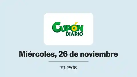 Imagen 1 de Cupón diario de la ONCE: comprobar sorteo del miércoles 26 de noviembre