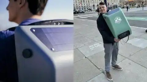 Imagen 1 de MakeShift, la mochila con energía solar que busca cambiar la vida de las personas sin hogar en la calle